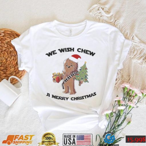 Chewbacca We Wish Chew A Merry Christmas Shirt