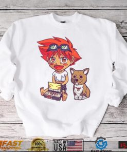 Chibi Design Cowboy Bebop Ed And Ein Sketch shirt