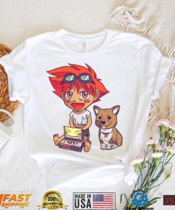 Chibi Design Cowboy Bebop Ed And Ein Sketch shirt