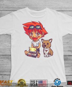 Chibi Design Cowboy Bebop Ed And Ein Sketch shirt