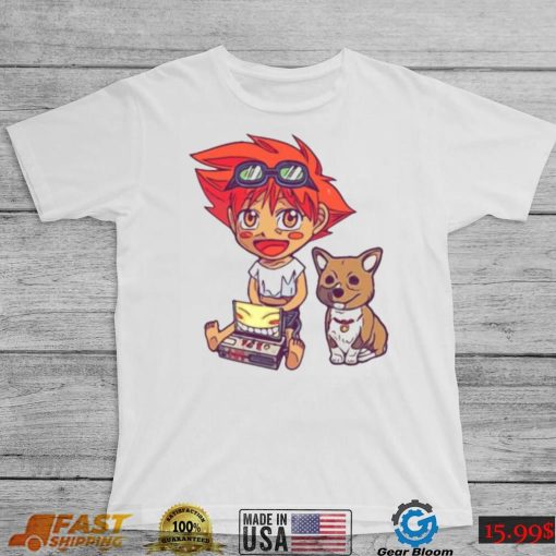 Chibi Design Cowboy Bebop Ed And Ein Sketch shirt