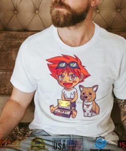 Chibi Design Cowboy Bebop Ed And Ein Sketch shirt