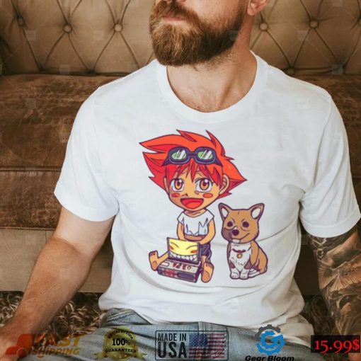 Chibi Design Cowboy Bebop Ed And Ein Sketch shirt