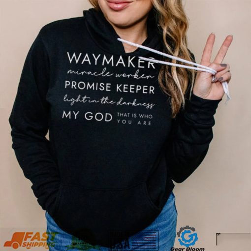 Christian Waymaker Religious Bible Verse Gifts T Shirt