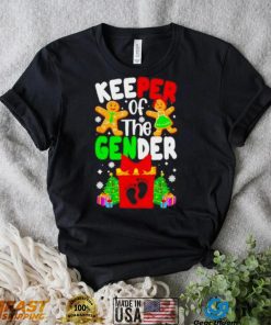 Christmas Keeper Of The Gender Reveal Baby Shirt