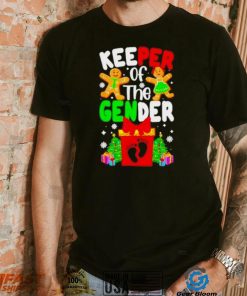 Christmas Keeper Of The Gender Reveal Baby Shirt