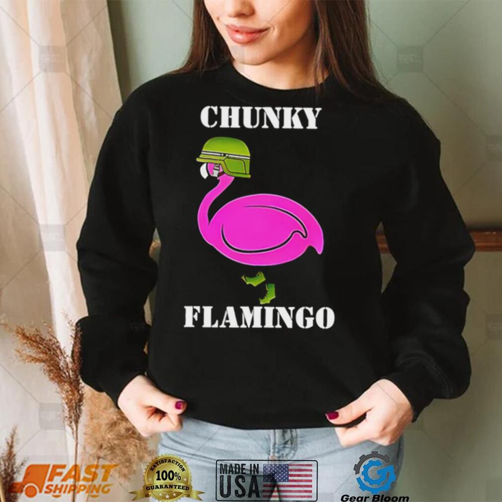 Chunky Flamingo veteran hat art shirt Chunky Flamingo veteran hat art shirt