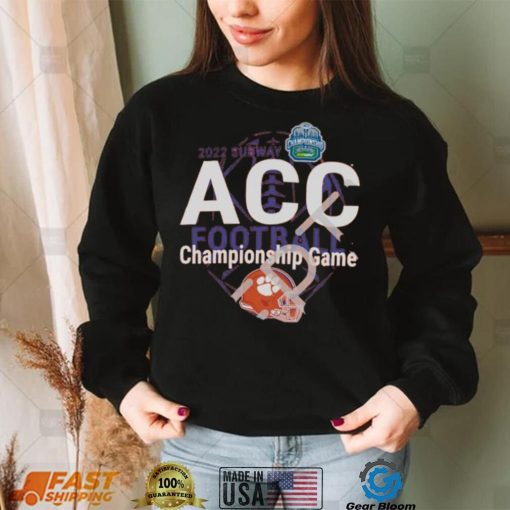 Clemson Tigers 2022 Subway ACC Football Championship Game Shirt