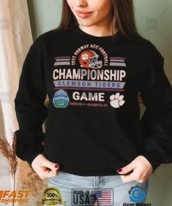 Clemson Tigers Subway Atlantic Coast Conference Football Championship Game 2022 Shirt