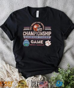 Clemson Tigers Subway Atlantic Coast Conference Football Championship Game 2022 Shirt