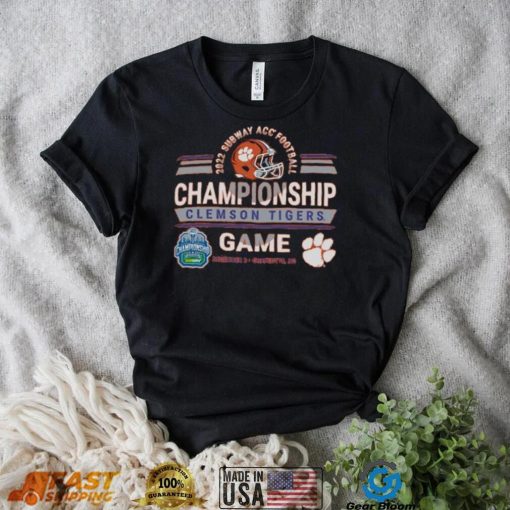 Clemson Tigers Subway Atlantic Coast Conference Football Championship Game 2022 Shirt