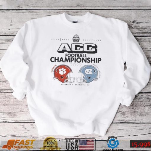 Clemson Tigers Vs North Carolina Tar Heels 2022 ACC Football Championship Shirt