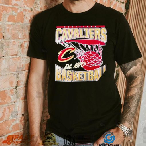 Cleveland Cavaliers Basketball 1970 retro logo shirt