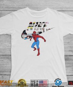 Comic Design Spiderman Nike Logo Marvel Unisex Sweatshirt