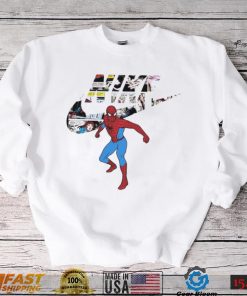 Comic Design Spiderman Nike Logo Marvel Unisex Sweatshirt