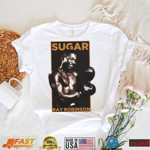 Cool Gloves Sugar Ray Robinson Boxing Design Shirt