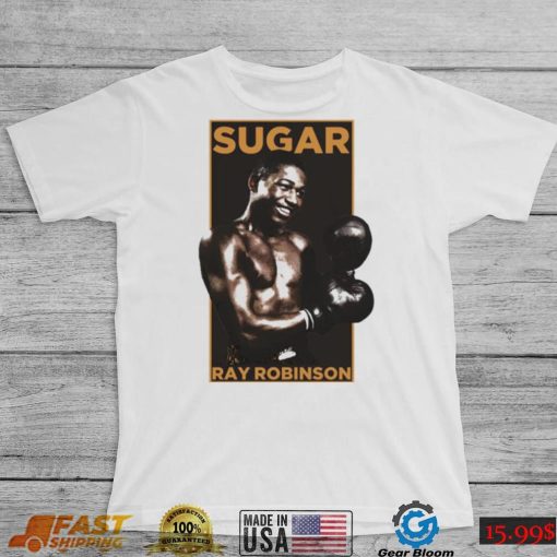 Cool Gloves Sugar Ray Robinson Boxing Design Shirt