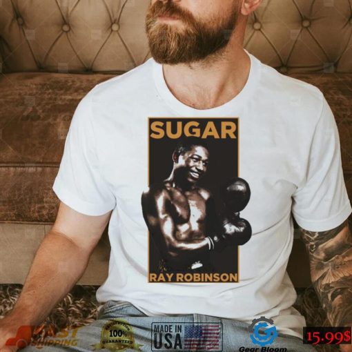 Cool Gloves Sugar Ray Robinson Boxing Design Shirt