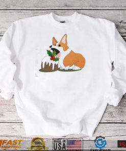 Corgi Eating Cupcake Christmas Corgi Shirt