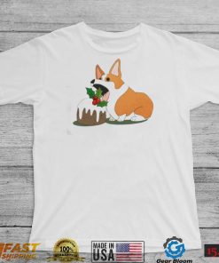 Corgi Eating Cupcake Christmas Corgi Shirt