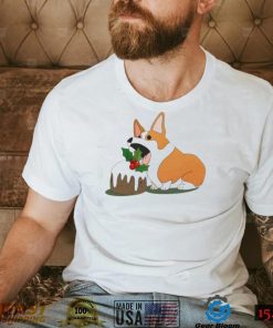 Corgi Eating Cupcake Christmas Corgi Shirt