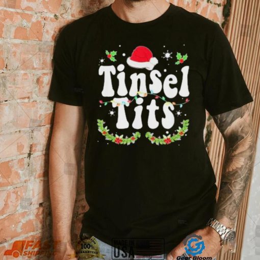 Couple Christmas Jingle Balls Tinsel Tits Shirt