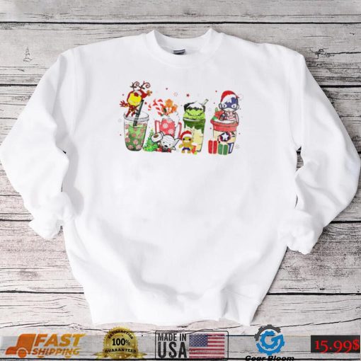 Cute Marvel Avengers Christmas chibi shirt