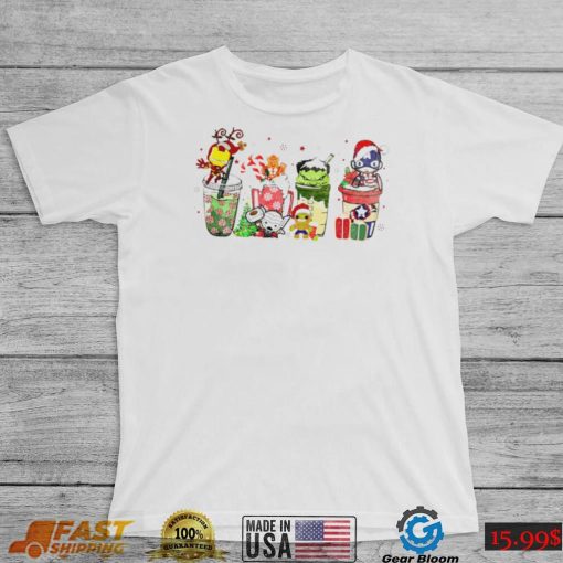 Cute Marvel Avengers Christmas chibi shirt