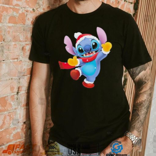 Cute Santa Stitch Christmas Shirt