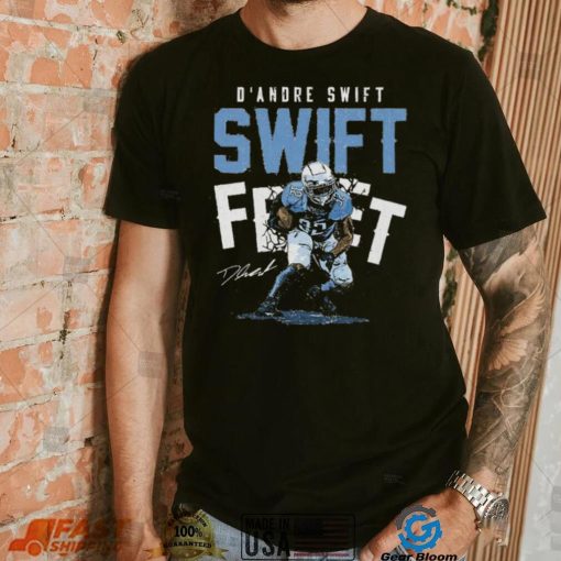 D’Andre Swift Detroit Lions Swift Feet Signature Shirt