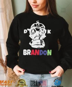 Dank Brandon Weed Gas Mask T Shirt