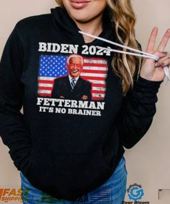 Dark Brandon Biden Fetterman 2024 It’s A No Brainer American Flag T Shirt