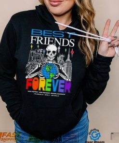 Dave Portnoy Josh Richards Brianna Chickenfry Best Friends Forever skeleton colorful shirt