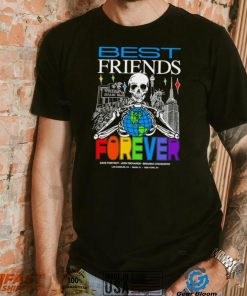 Dave Portnoy Josh Richards Brianna Chickenfry Best Friends Forever skeleton colorful shirt