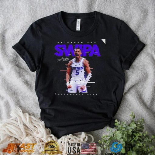 De’ Aaron Fox Sacramento Kings Swipa signature 2022 shirt