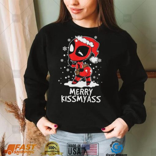 Deadpool Merry Kiss My Ass Christmas Shirt