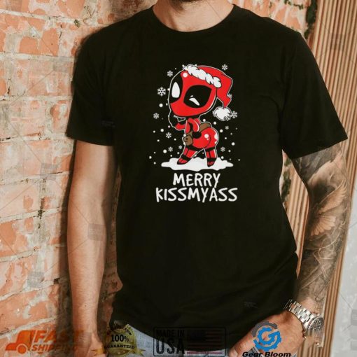 Deadpool Merry Kiss My Ass Christmas Shirt