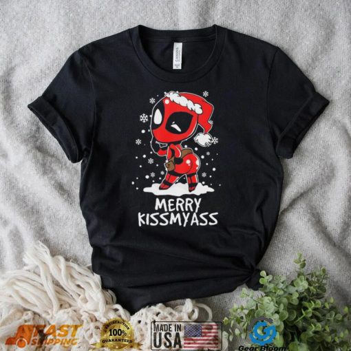 Deadpool Merry Kiss My Ass Christmas Shirt