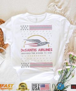 Desantis Airlines Bringing The Border To You Christmas Ugly Sweatshirt