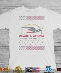 Desantis Airlines Bringing The Border To You Christmas Ugly Sweatshirt