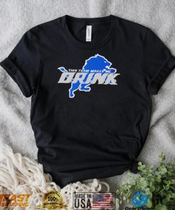 Detroit Lions This Team makes me drink logo shirt