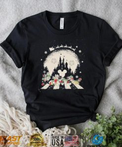 Disney Mickey And Friends Squad Abbey Road Christmas Shirt