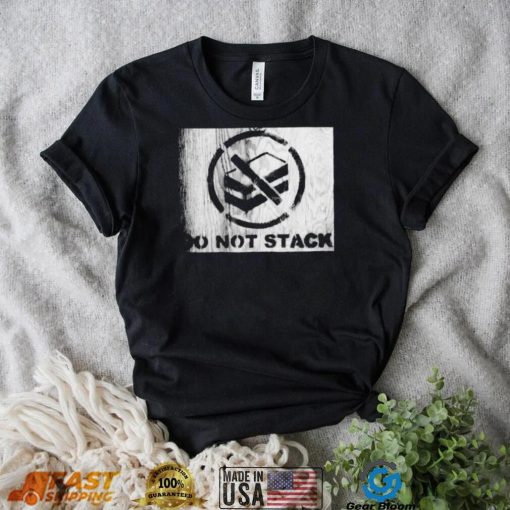 Do not stack Monochrome photo shirt