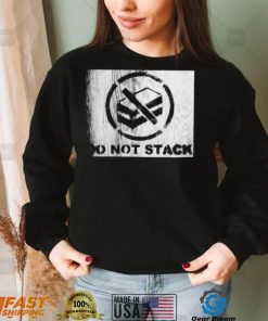 Do not stack Monochrome photo shirt