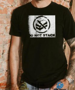 Do not stack Monochrome photo shirt