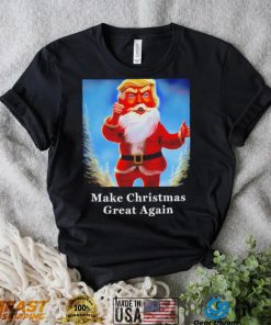 Donald Trump MAGA Santa Claus Make Christmas great again shirt