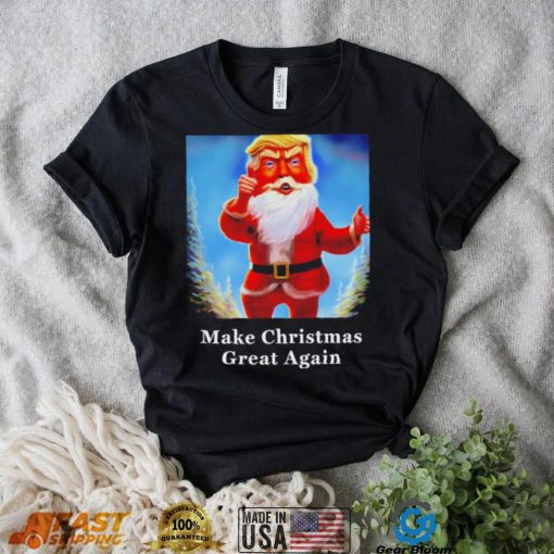 Donald Trump MAGA Santa Claus Make Christmas great again shirt