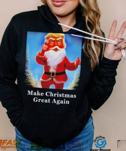 Donald Trump MAGA Santa Claus Make Christmas great again shirt