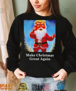 Donald Trump MAGA Santa Claus Make Christmas great again shirt