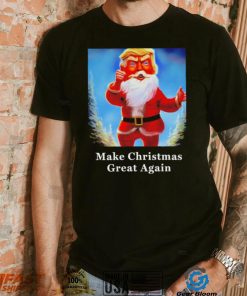 Donald Trump MAGA Santa Claus Make Christmas great again shirt